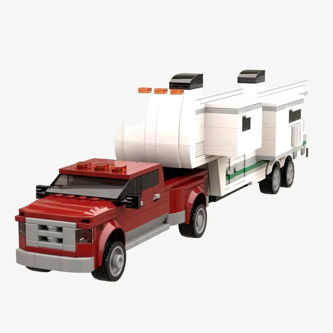 BlueBrixx 5th Wheel Camper Set 104319 SetDB