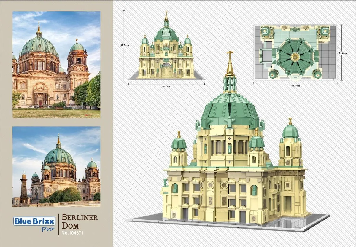BlueBrixx Berlin Dome • Set 104371 • SetDB • Merlins Bricks
