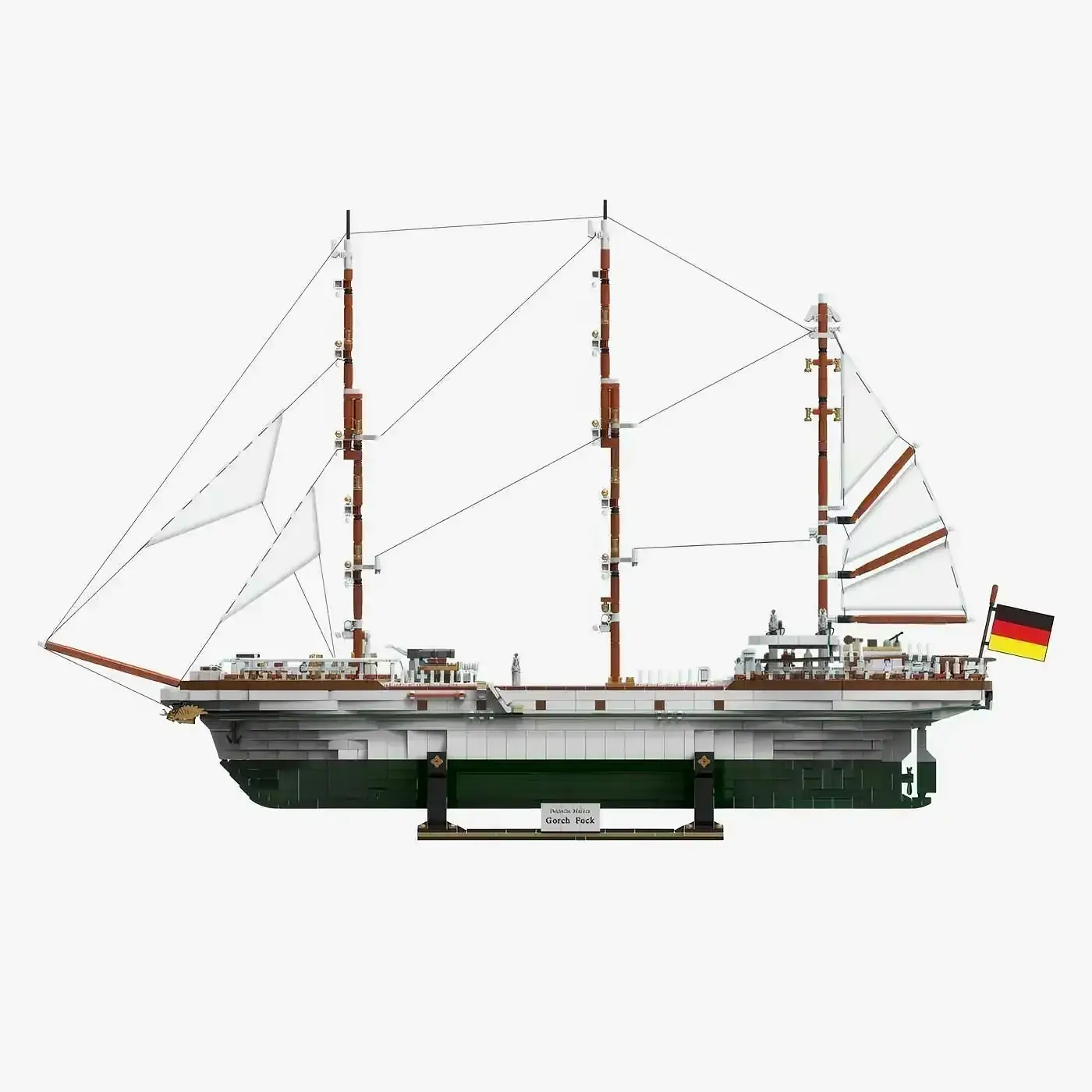 BlueBrixx Gorch Fock • Set 104471 • SetDB • Merlins Bricks BlueBrixx Gorch Fock • Set 104471 • SetDB • Merlins Bricks