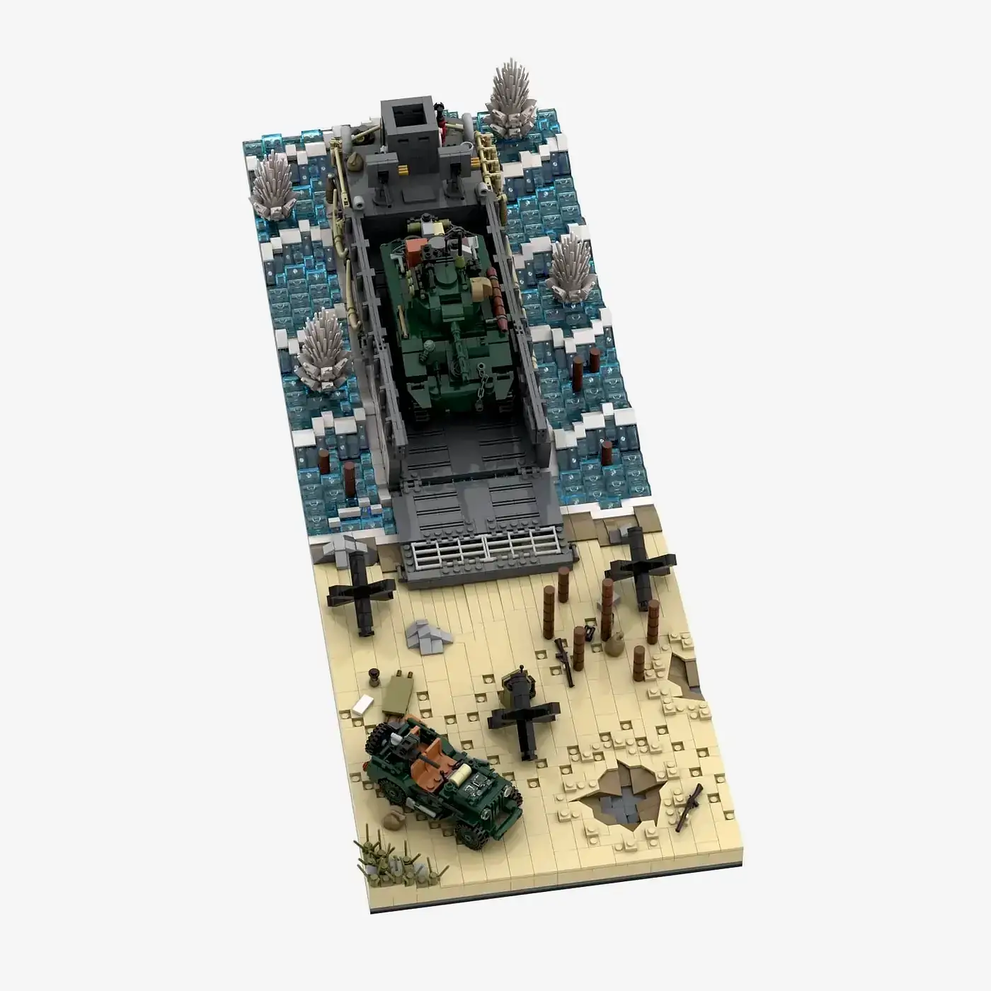 BlueBrixx Diorama D Day Set 104552 SetDB