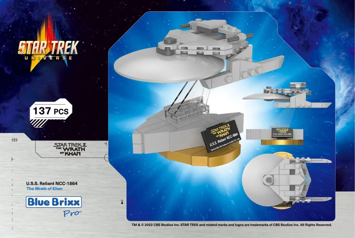 BlueBrixx STAR TREK USS Reliant NCC-1864 • Set 104561