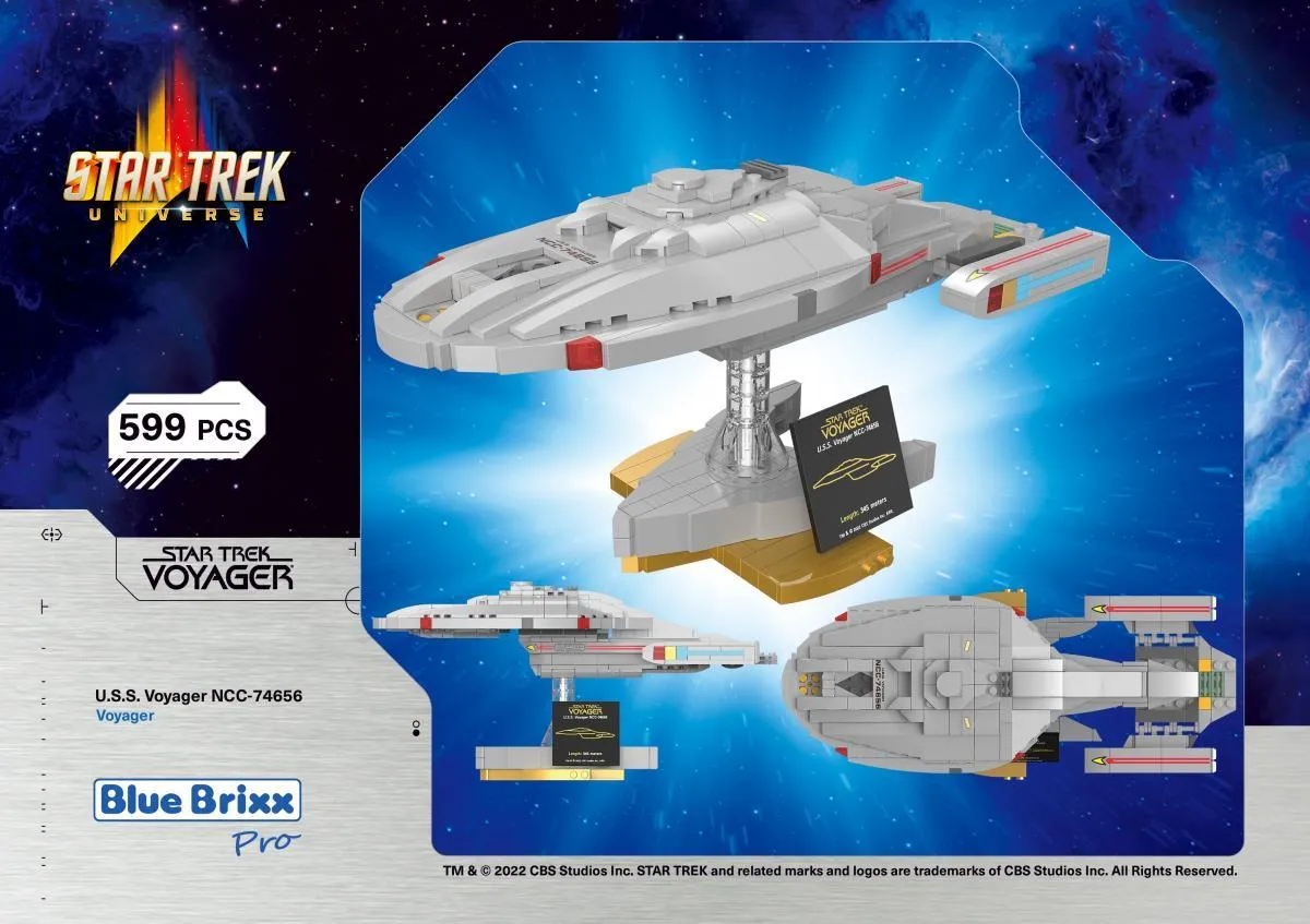 BlueBrixx STAR TREK USS Voyager NCC-74656 • Set 104572