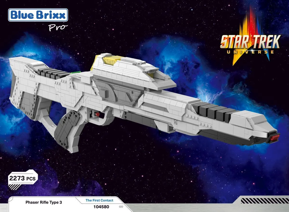 BlueBrixx STAR TREK Phaser Rifle Type 3 • Set 104580 • SetDB