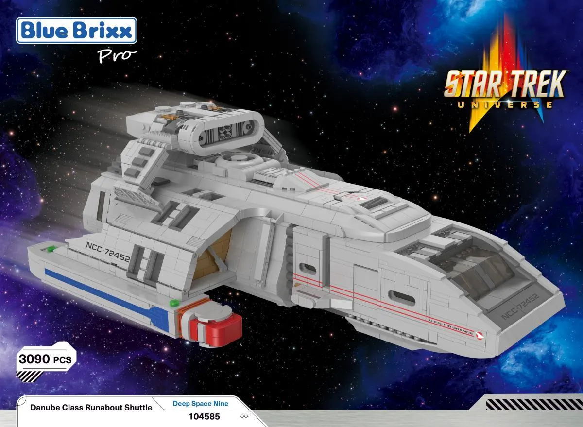 BlueBrixx STAR TREK Danube class Runabout • Set 104585