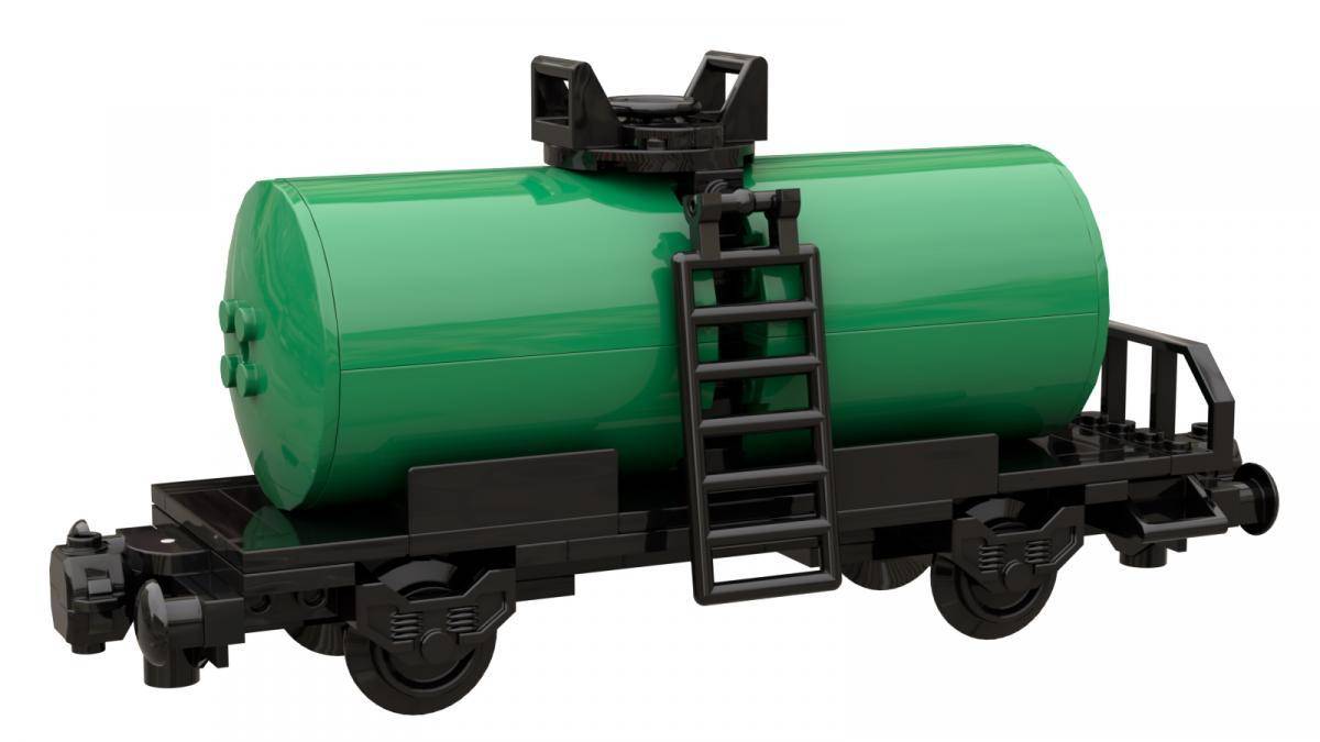 Wagon-citerne noir vert (BB-104624) — Prix et comparaison | Brick Broker