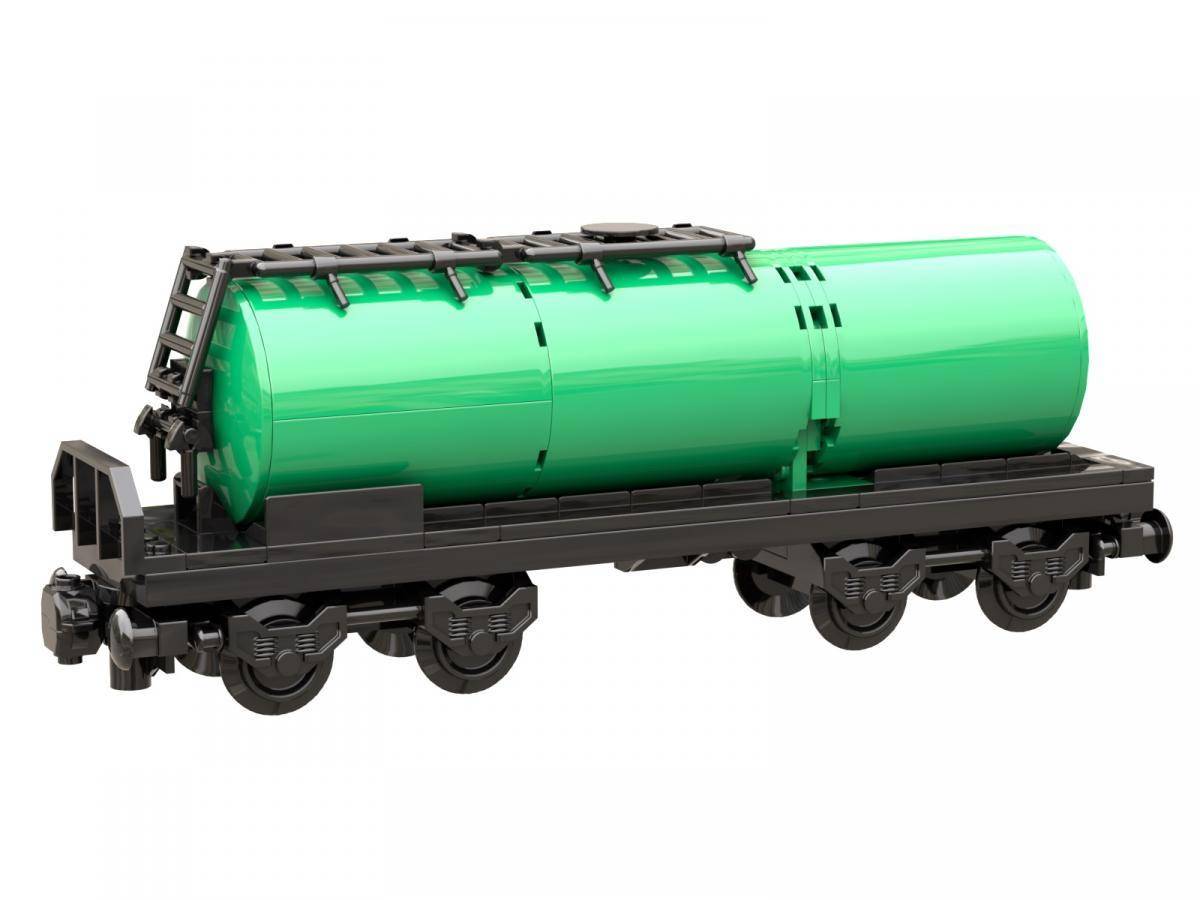 Wagon-citerne standard vert (BB-104730) — Prix et comparaison | Brick Broker