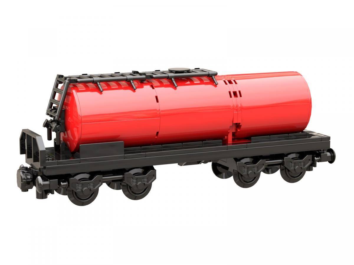 Wagon-citerne standard rouge (BB-104731) — Prix et comparaison | Brick Broker