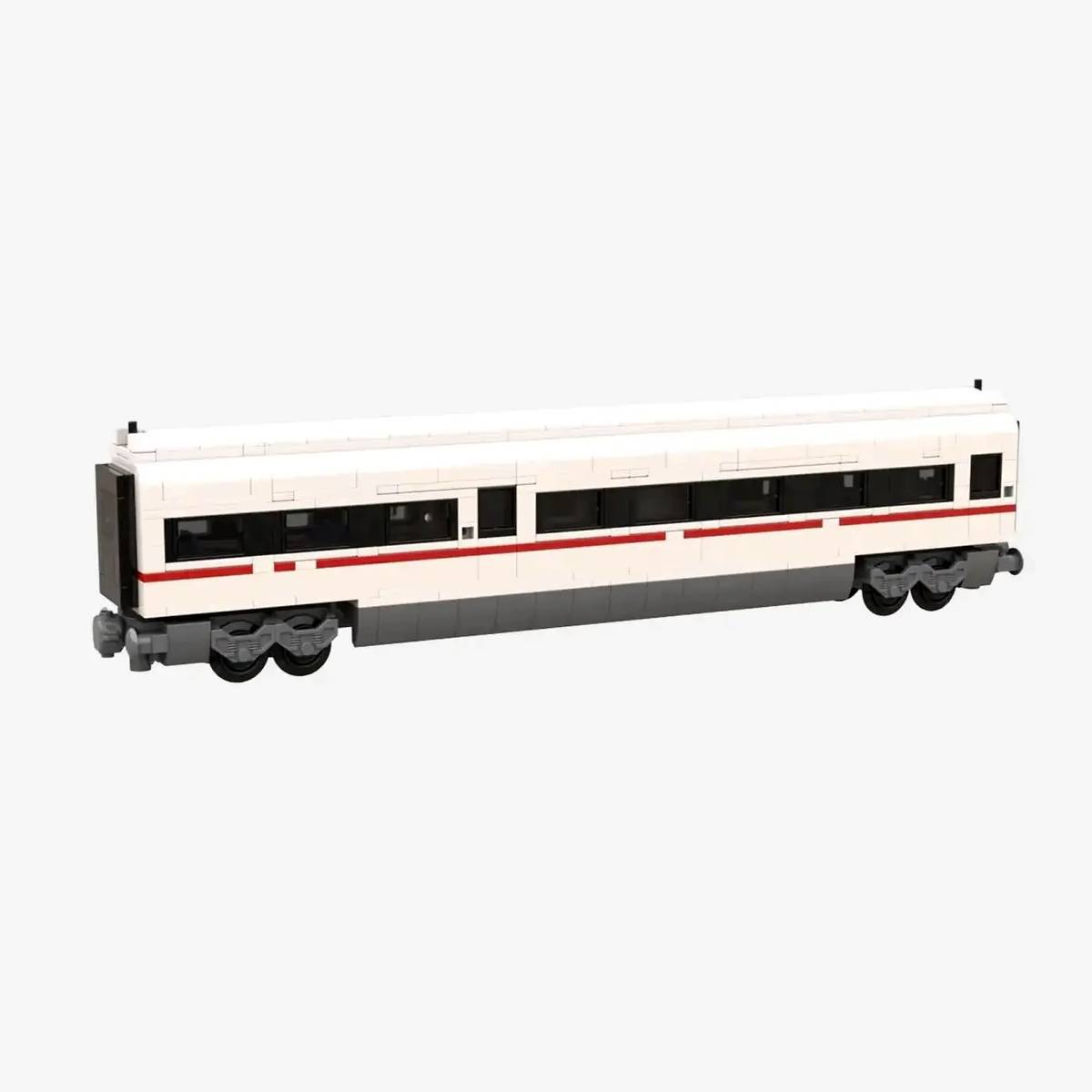 Train express Voiture-restaurant blanche et rouge (BB-104732) — Prix et comparaison | Brick Broker
