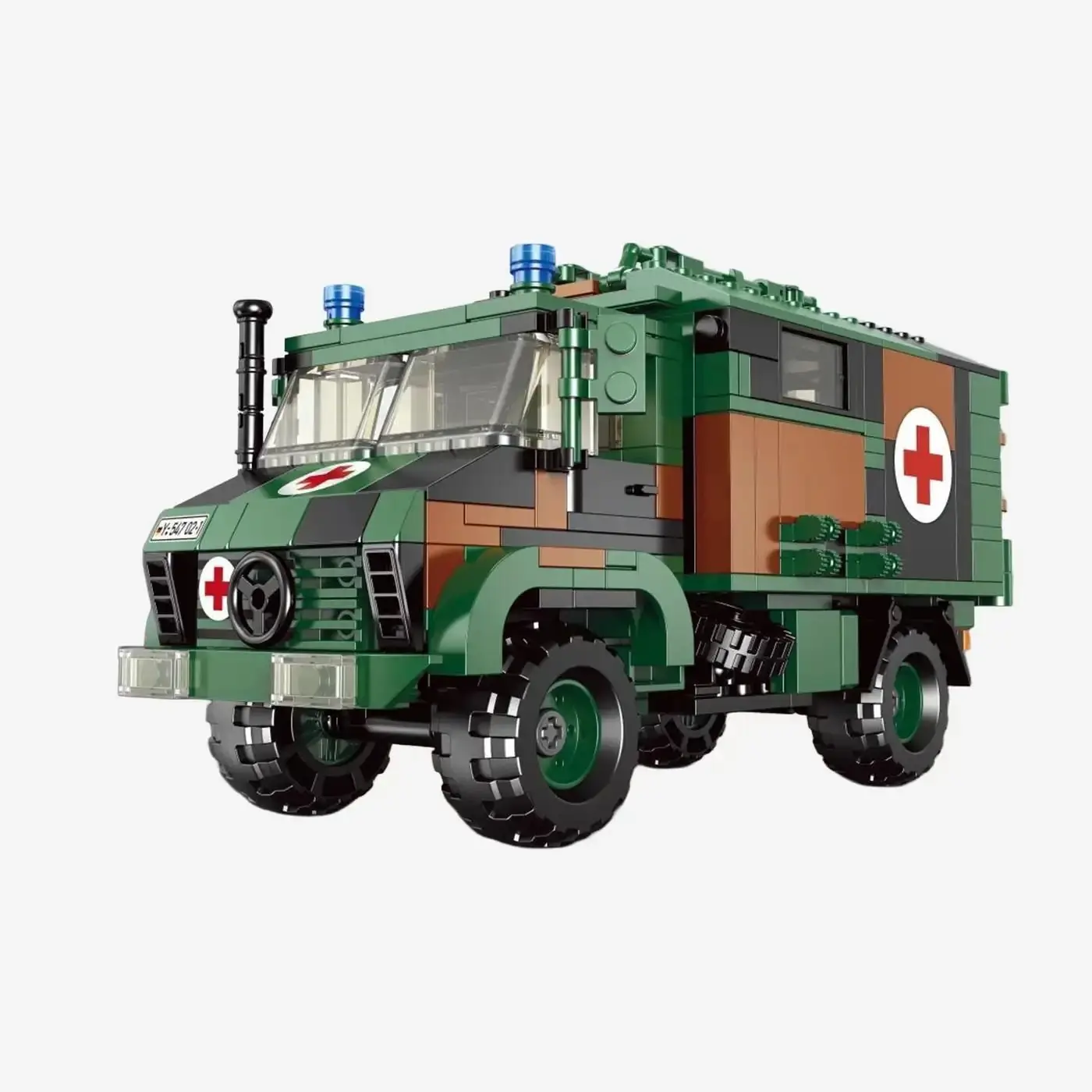 BlueBrixx LKW 2t GL Ambulance, Bundeswehr • Set 104848