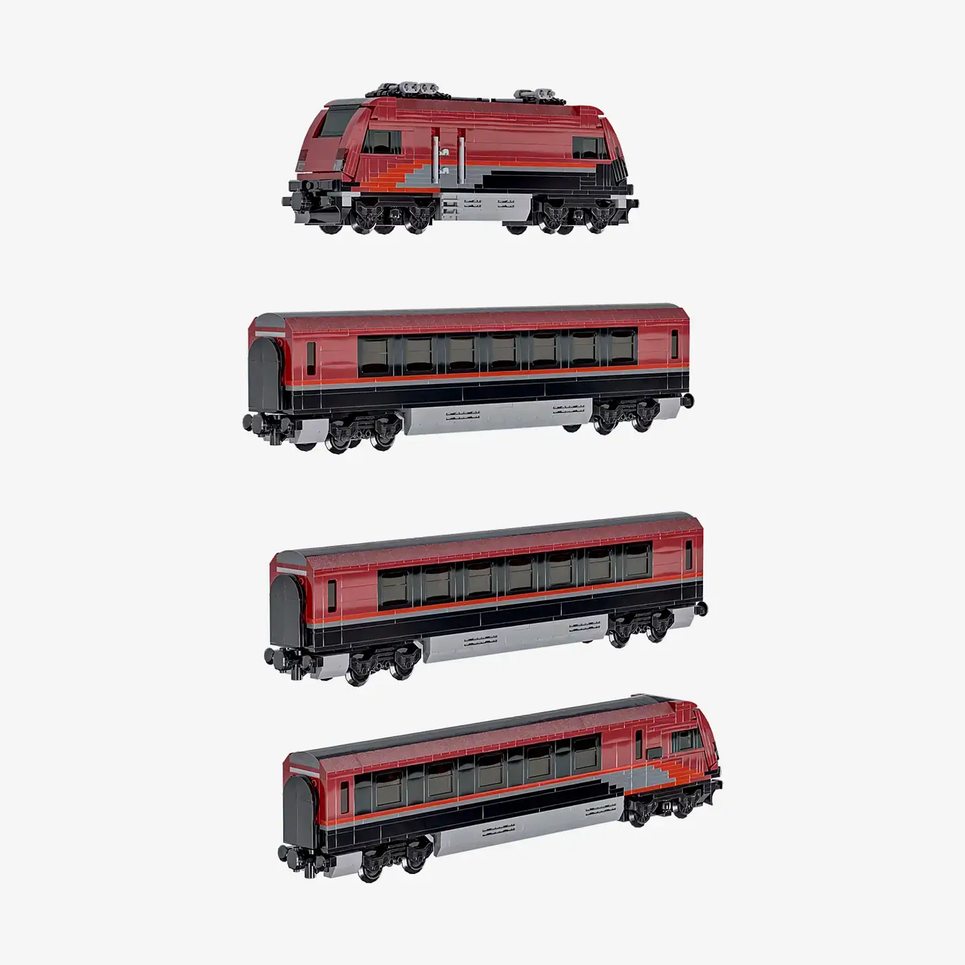 BlueBrixx ÖBB Railjet • Set 104872 • SetDB • Merlins Bricks