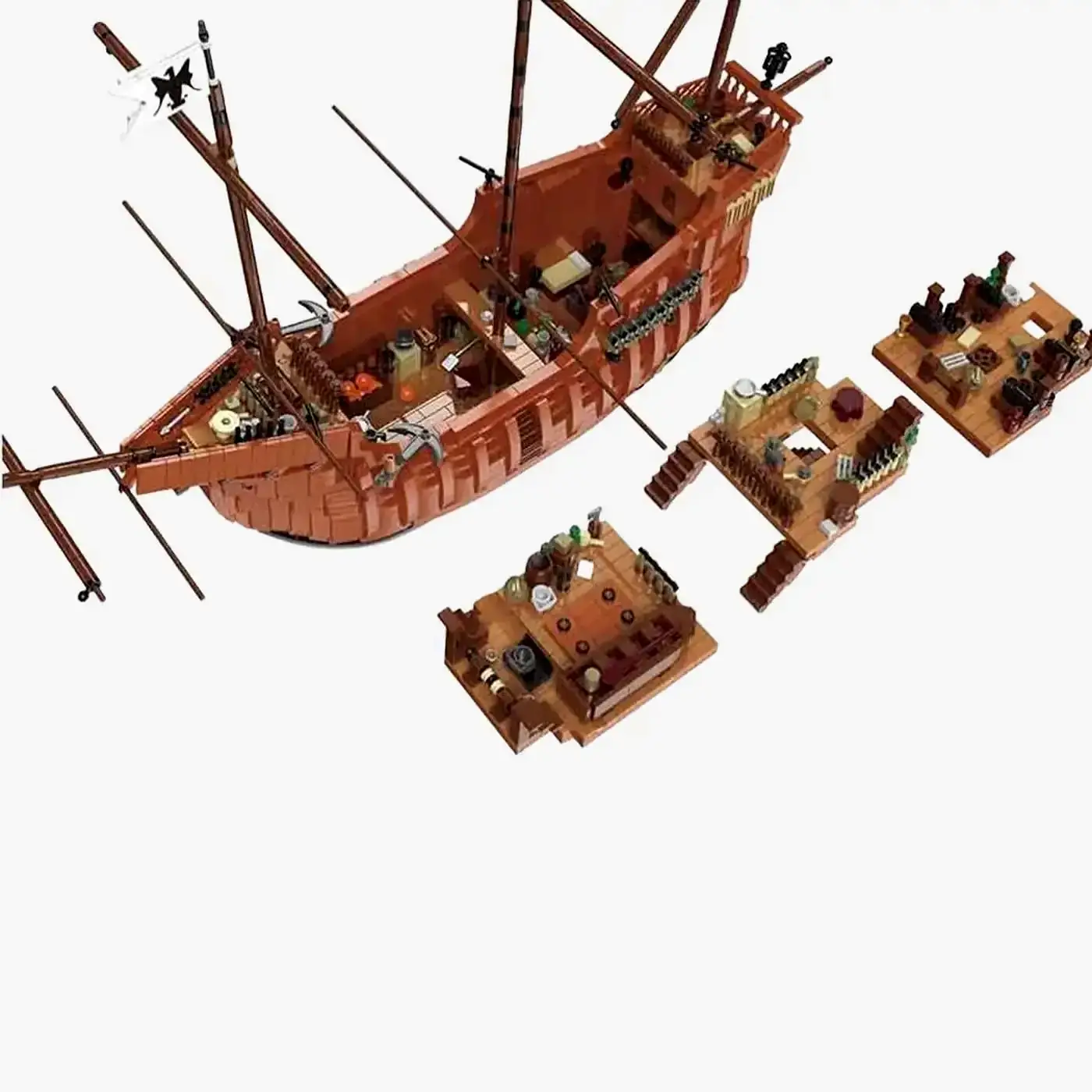 BlueBrixx Santa Maria • Set 104892 • SetDB • Merlins Bricks