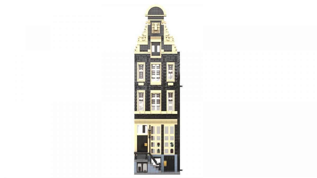 Façade de maison néerlandaise Amstel 3 (BB-104914) — Prix et comparaison | Brick Broker