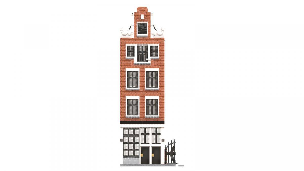 Dutch house facade Amstel 5 (BB-104916) — Prix et comparaison | Brick Broker