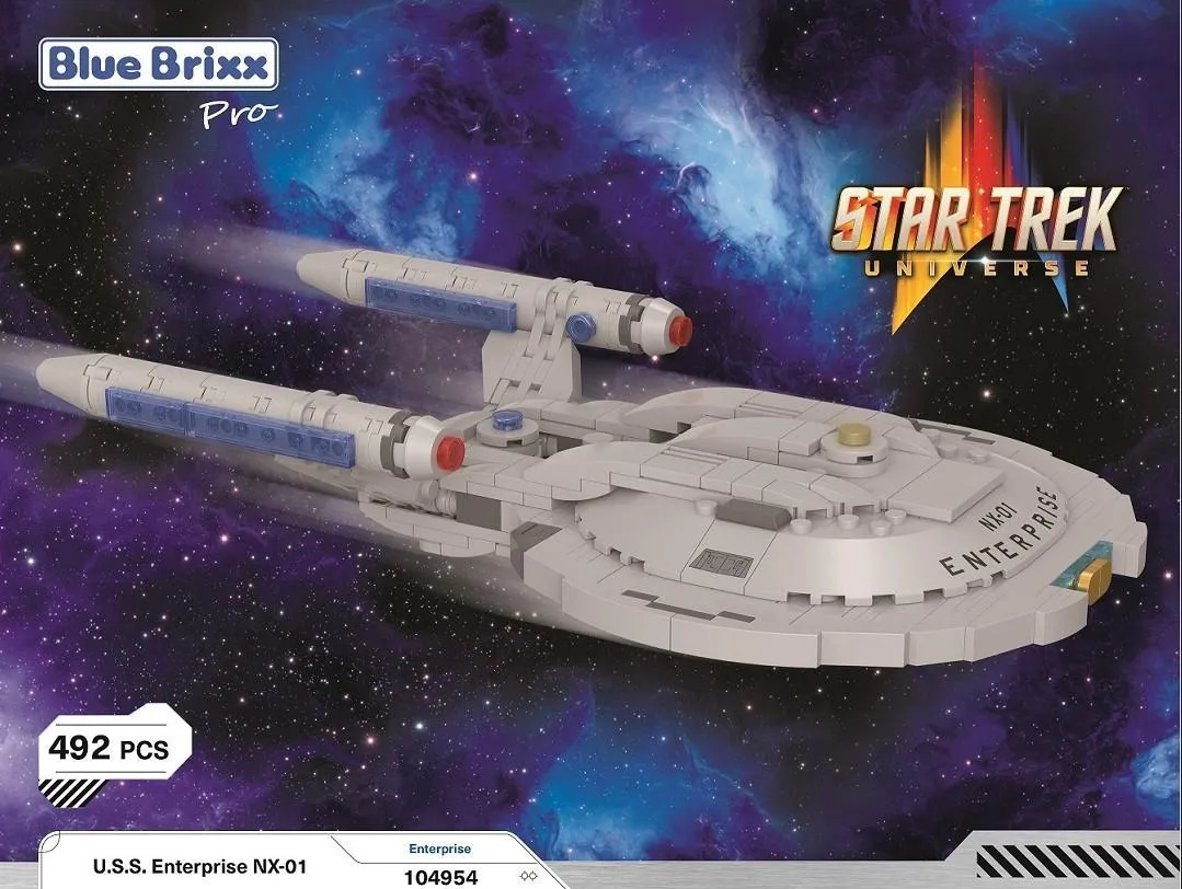 BlueBrixx STAR TREK USS Enterprise NX-01 • Set 104954