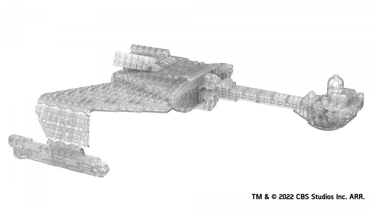 STAR TREK Klingon D7 class battlecruiser Cloaked (BB-104957) — Prix et comparaison | Brick Broker