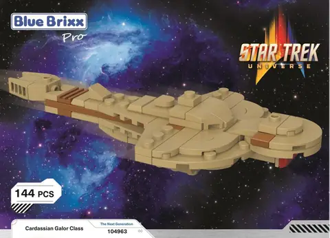 BlueBrixx STAR TREK Cardassian Galor Class • Set 104963
