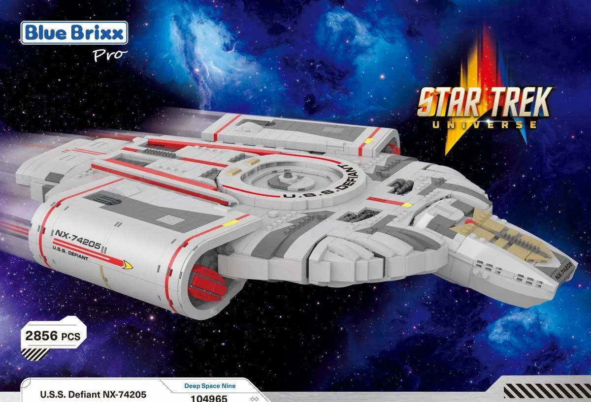 BlueBrixx STAR TREK USS Defiant NX-74205 • Set 104965 BlueBrixx STAR TREK USS Defiant NX-74205 • Set 104965