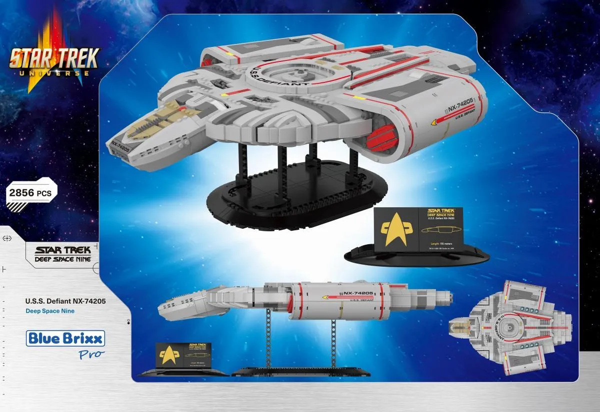 BlueBrixx STAR TREK USS Defiant NX-74205 • Set 104965