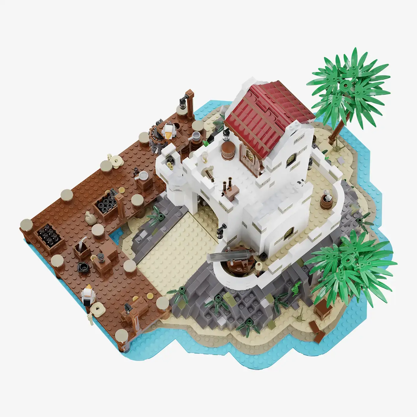 BlueBrixx Harbour • Set 105181 • SetDB • Merlins Bricks