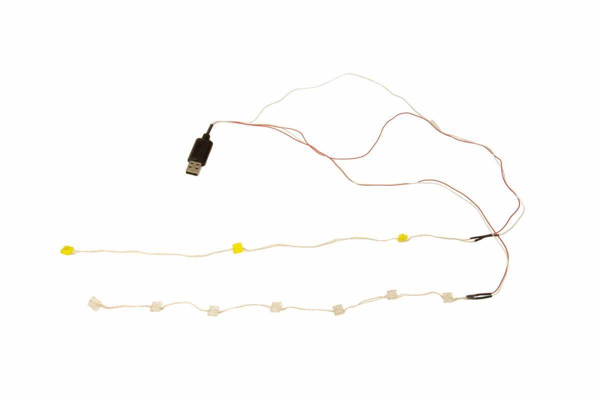 Set de lumières LED USB, 7 blanches & 3 jaunes (BB-105243) — Prix et comparaison | Brick Broker