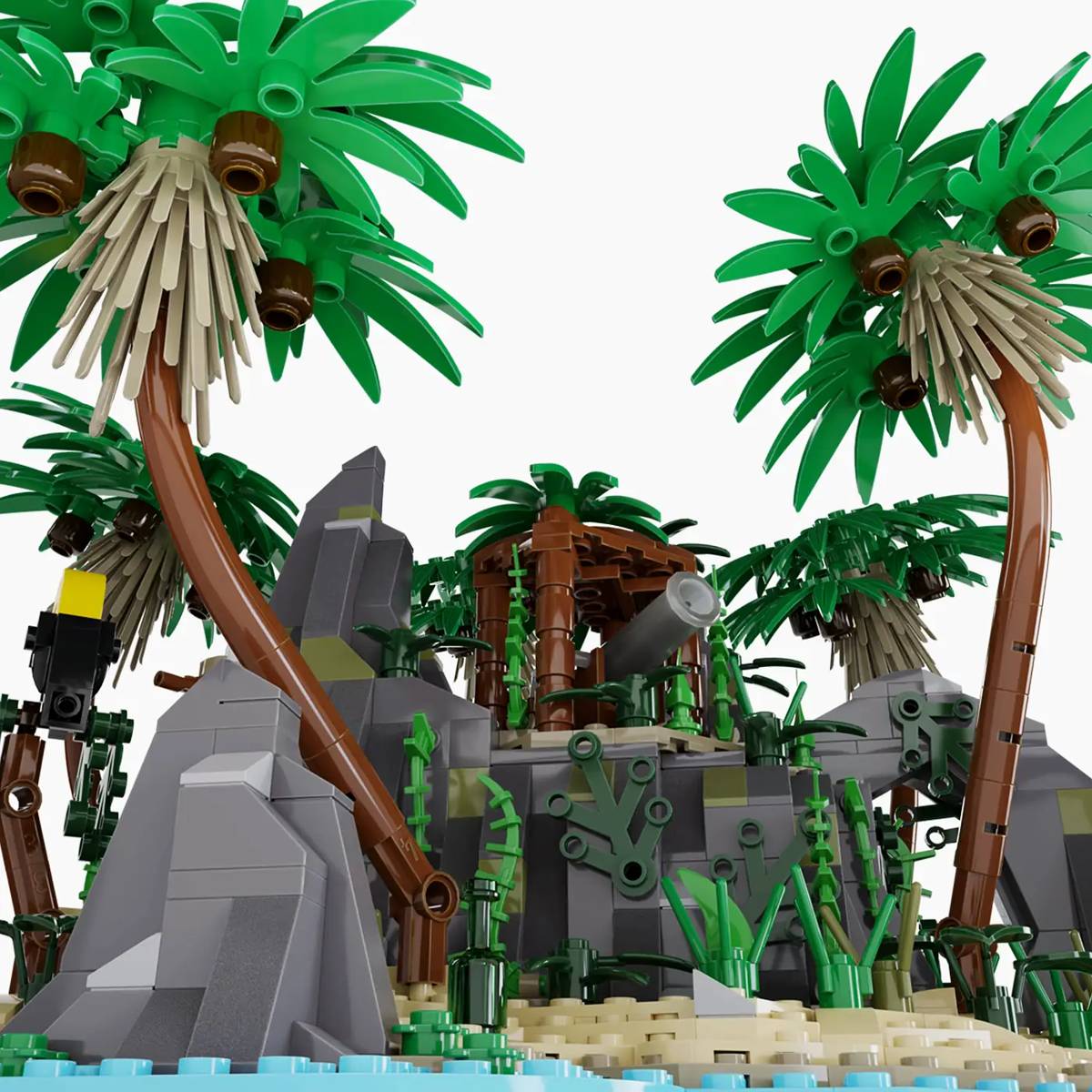 BlueBrixx Pirates Island Treasure Cave • Set 105266 • SetDB