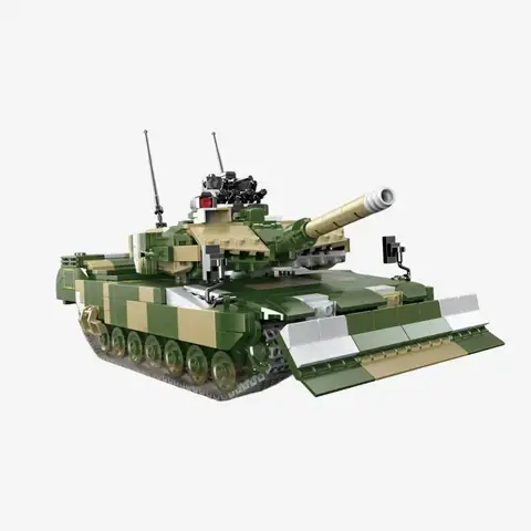 BlueBrixx Battle Tank Panther KF51 • Set 105540 • SetDB