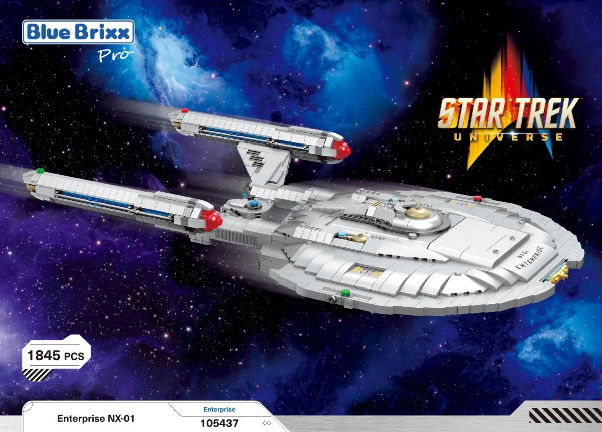 BlueBrixx STAR TREK Enterprise NX-01 • Set 105437 • SetDB