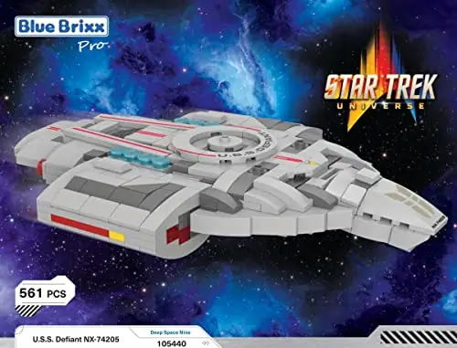 BlueBrixx STAR TREK USS Defiant NX-74205 • Set 105440 BlueBrixx STAR TREK USS Defiant NX-74205 • Set 105440