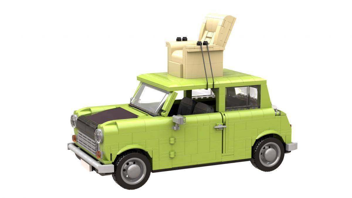 プルバックカー BlueBrixx British compact car • Set 105608 • SetDB