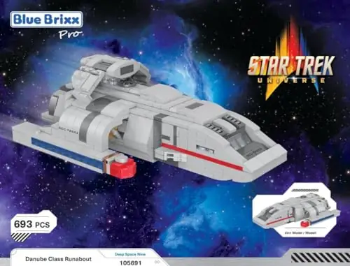 BlueBrixx STAR TREK Danube class Runabout • Set 105691
