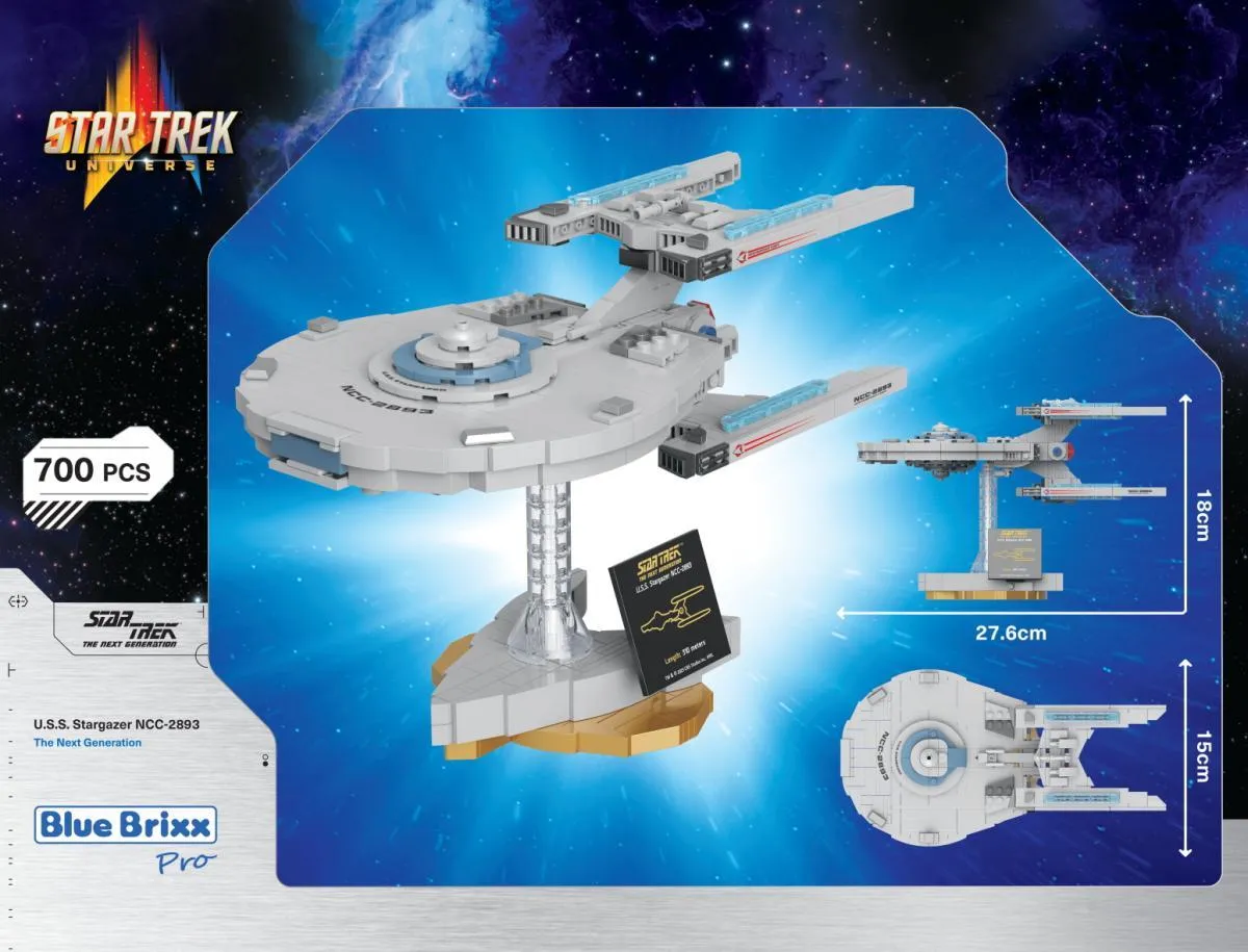 BlueBrixx STAR TREK USS Stargazer NCC-2893 • Set 105692