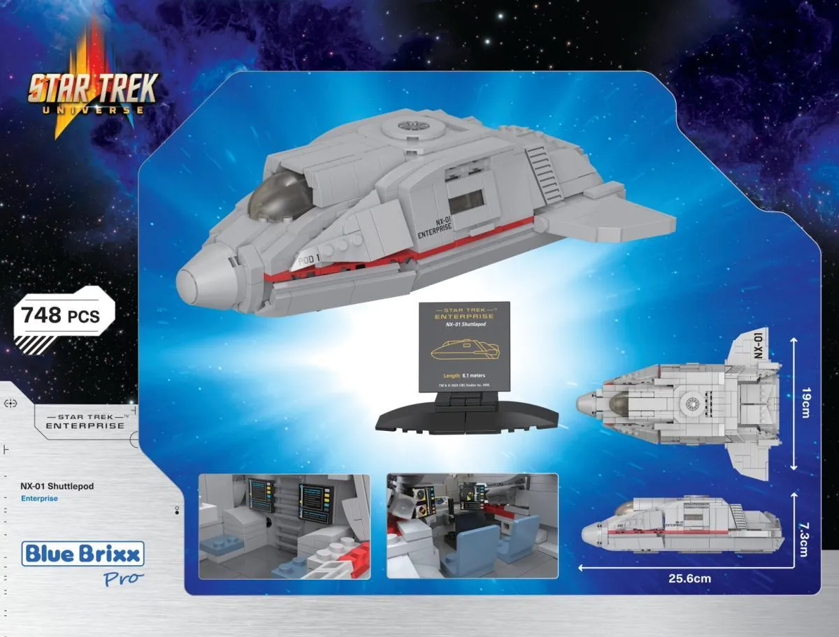 BlueBrixx STAR TREK NX-01 Shuttlepod • Set 105699 • SetDB