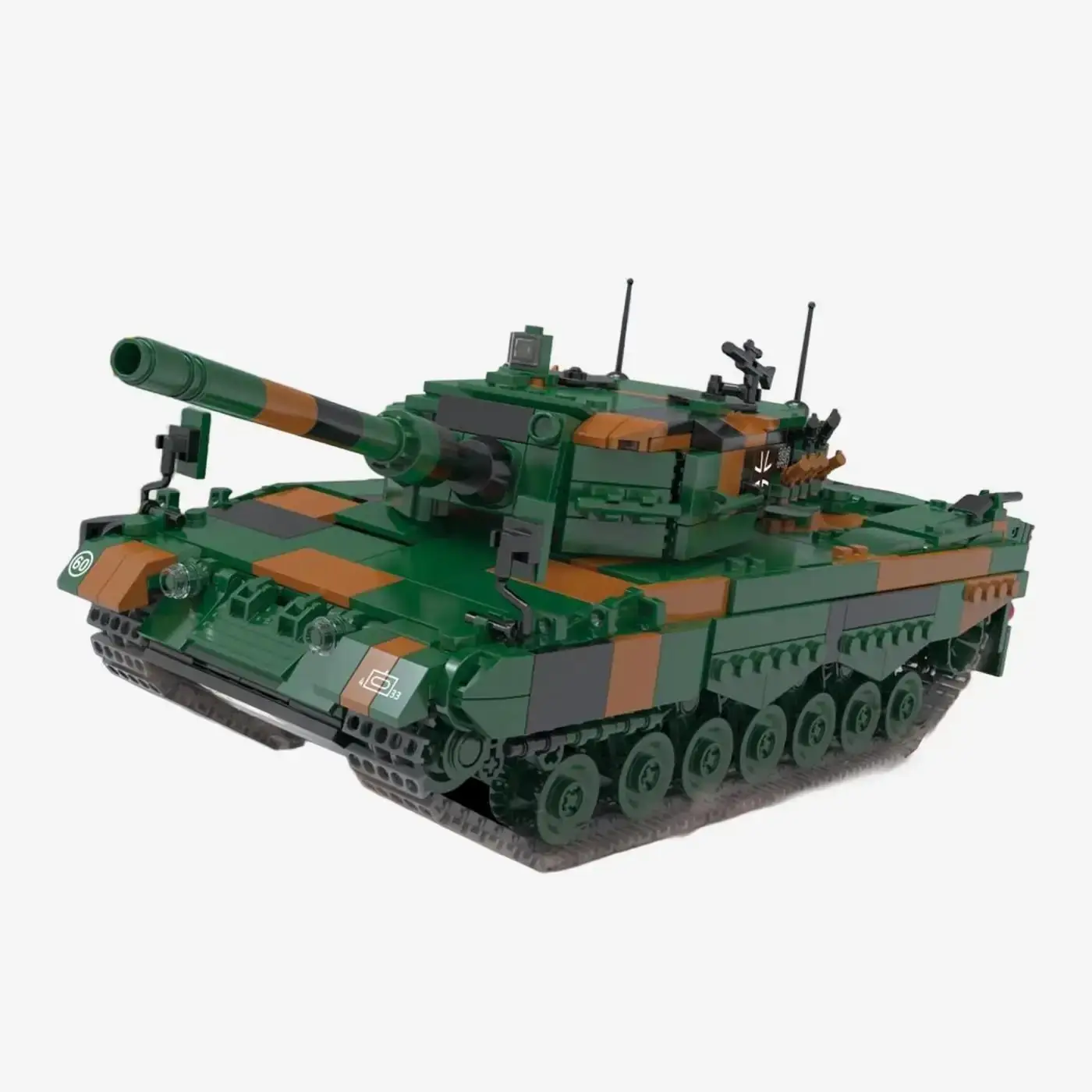 BlueBrixx Battle Tank Leopard 2A4 • Set 105708 • SetDB