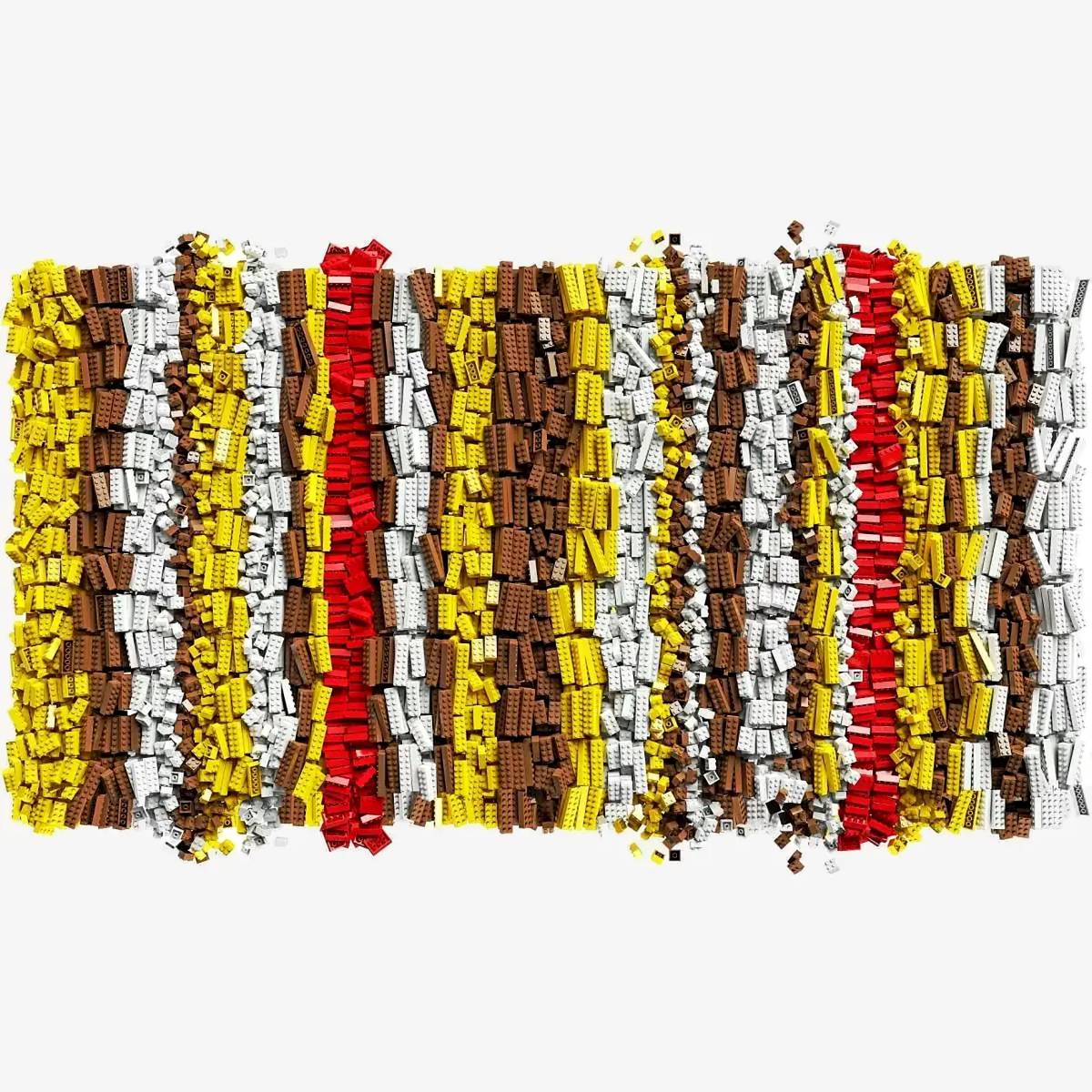 BlueBrixx Box in bright colors incl. Baseplate • Set 105828