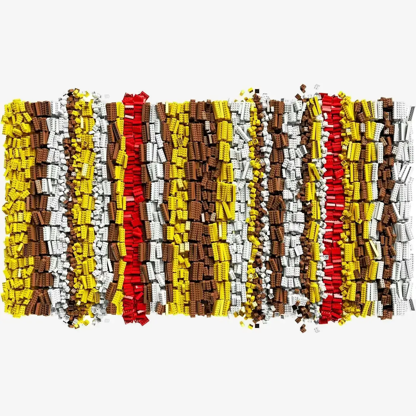 BlueBrixx Box in bright colors incl. Baseplate • Set 105828