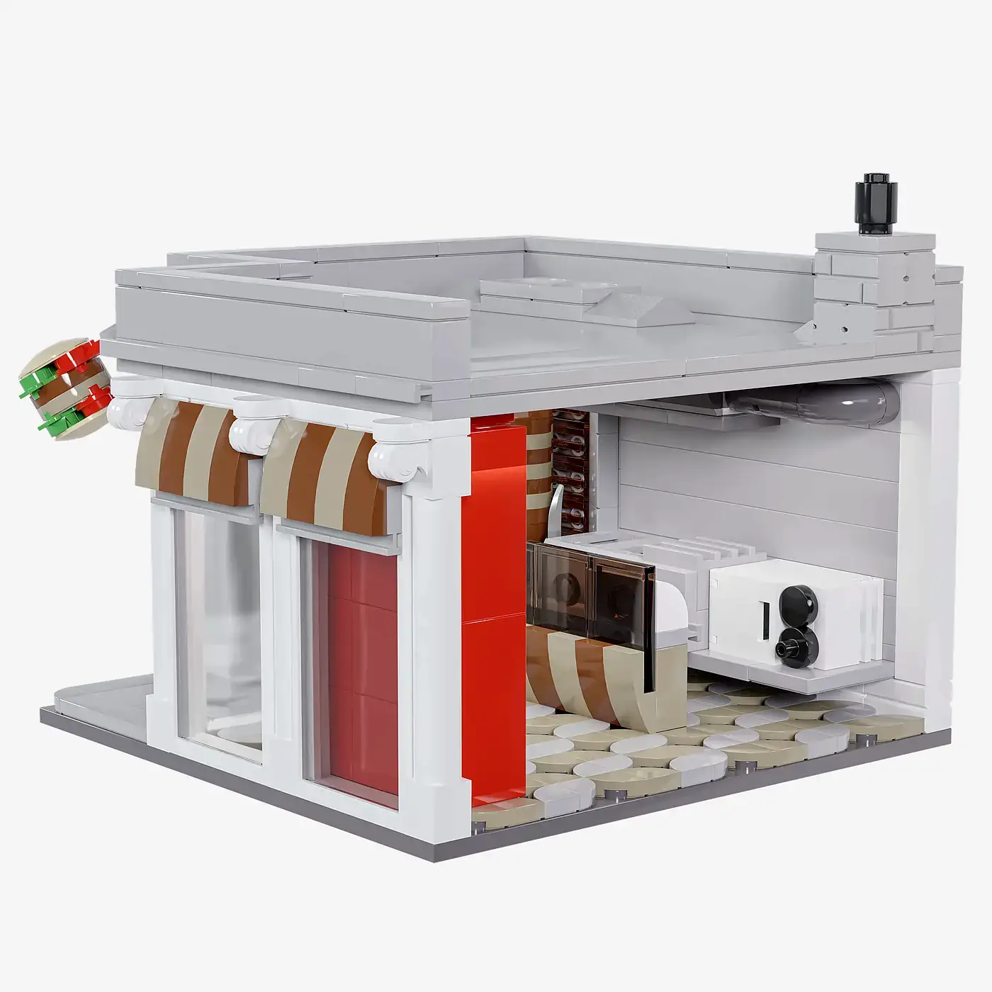 BlueBrixx Doner kebab stand • Set 106611 • SetDB