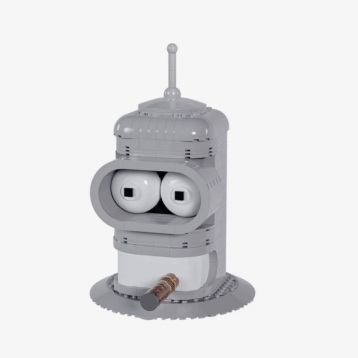 Tête de robot fumant un cigare (BB-106615) — Prix et comparaison | Brick Broker