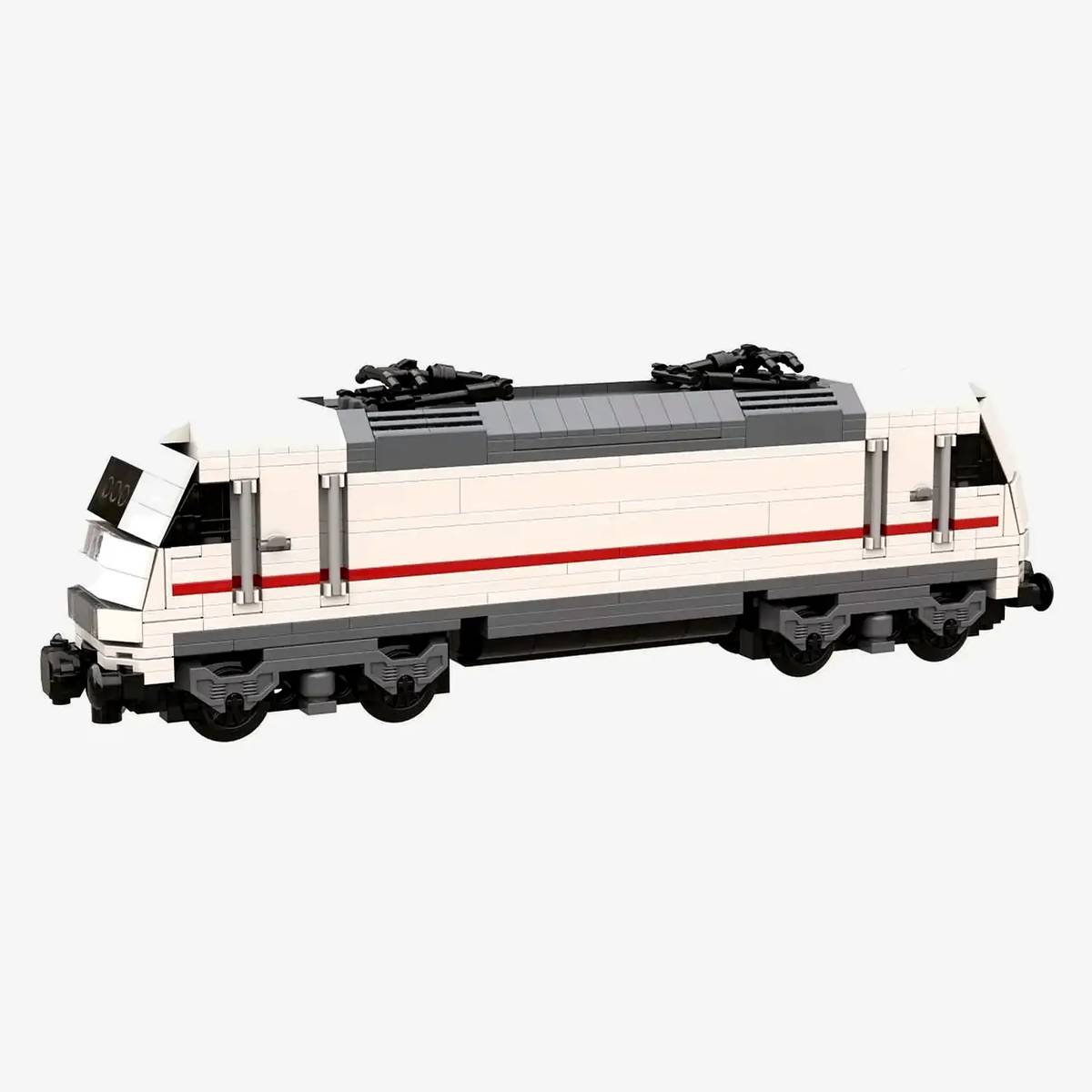 Locomotive BR 101 blanche et rouge (BB-106624) — Prix et comparaison | Brick Broker