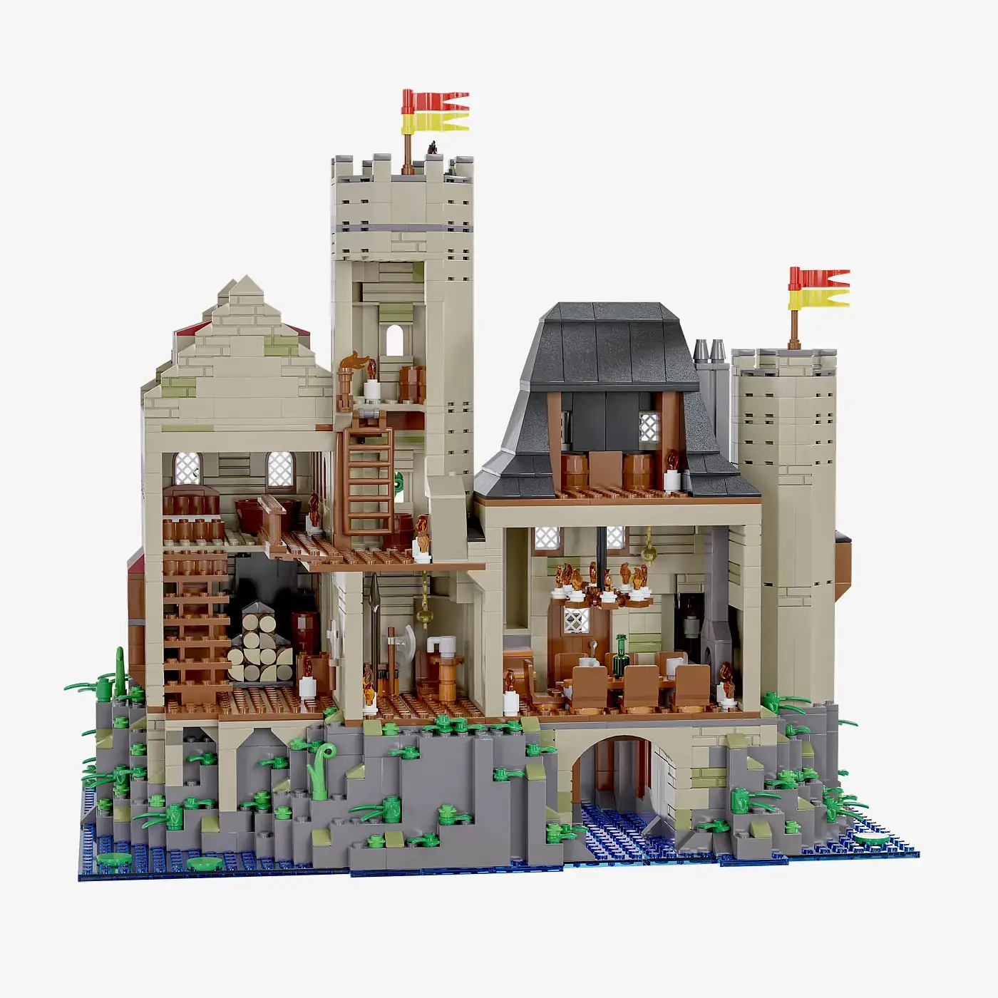 BlueBrixx Medieval knights order castle • Set 106663 • SetDB