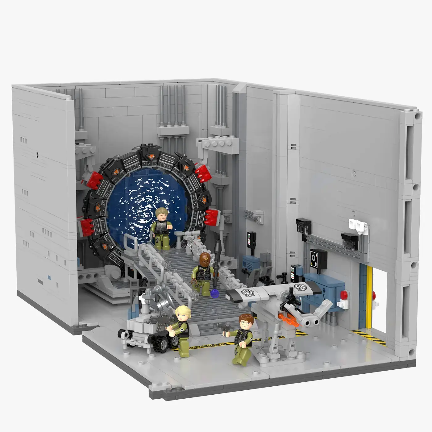 BlueBrixx Stargate Gate Room • Set 106842 • SetDB