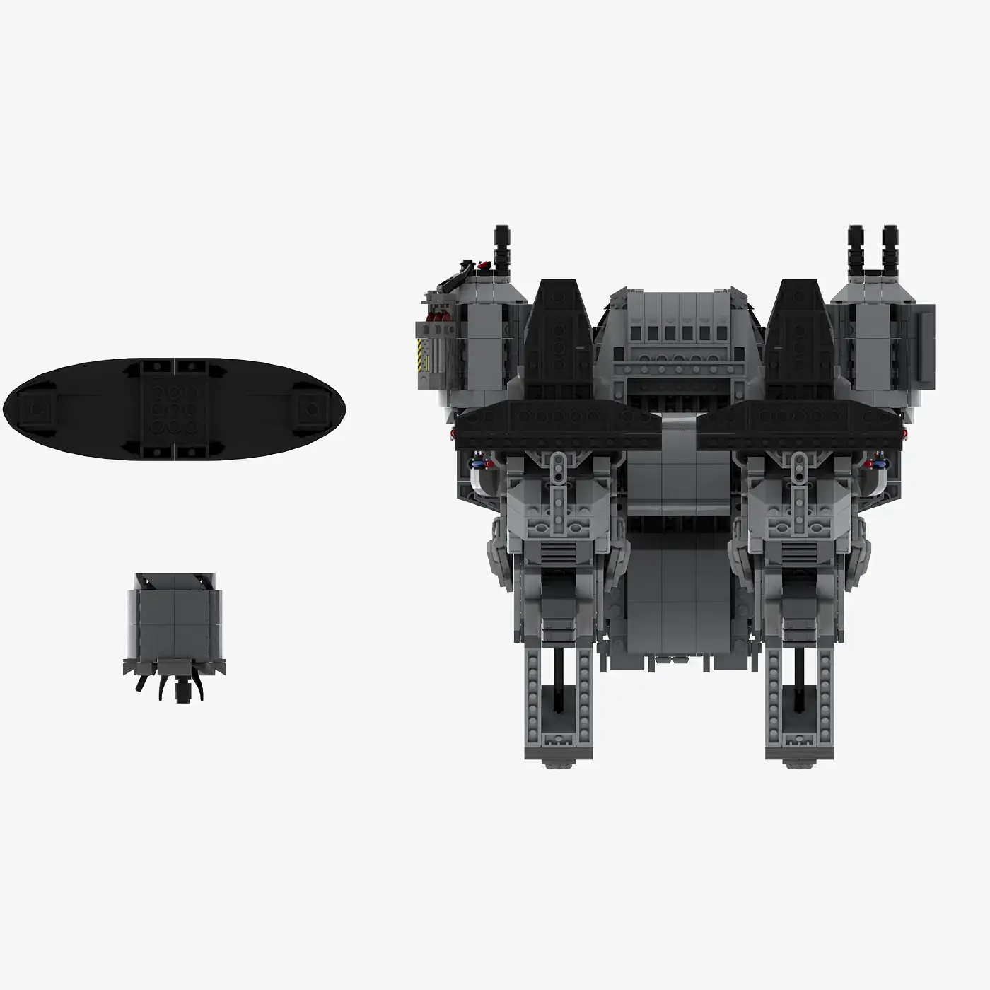 BlueBrixx ED-209 • Set 106900 • SetDB • Merlins Bricks