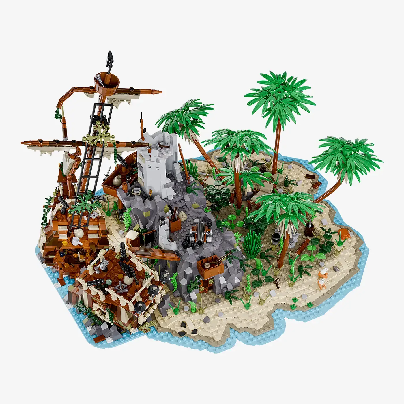 即日発送‼️カリブの海賊 スケルトンバンド フルセット BlueBrixx Pirates Island Reef Outpost • Set 107096 • SetDB