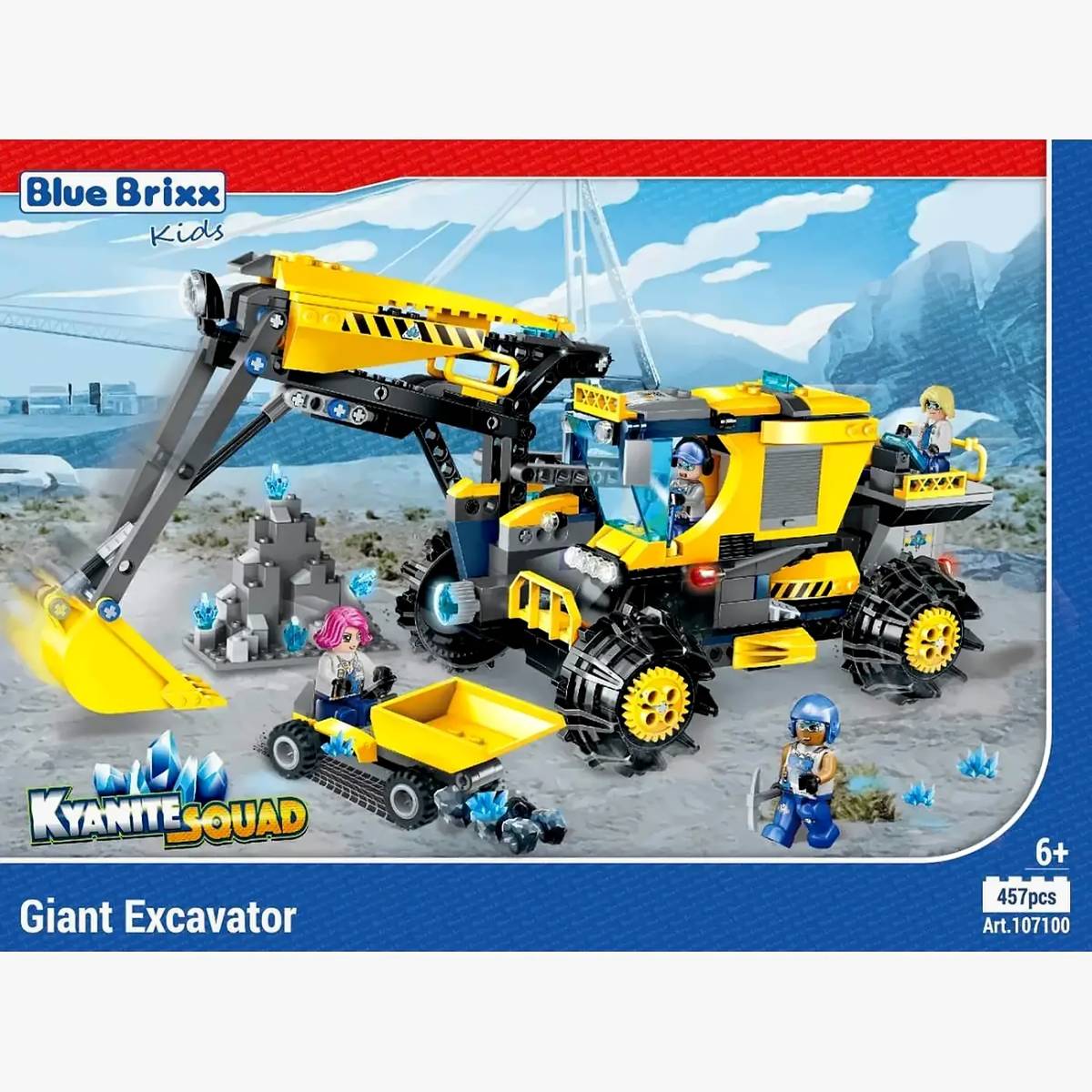 BlueBrixx Kyanite Squad Giant Excavator • Set 107100 • SetDB