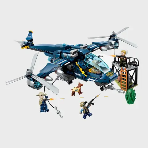 BlueBrixx Forest Police Police Gunship • Set 107131 • SetDB