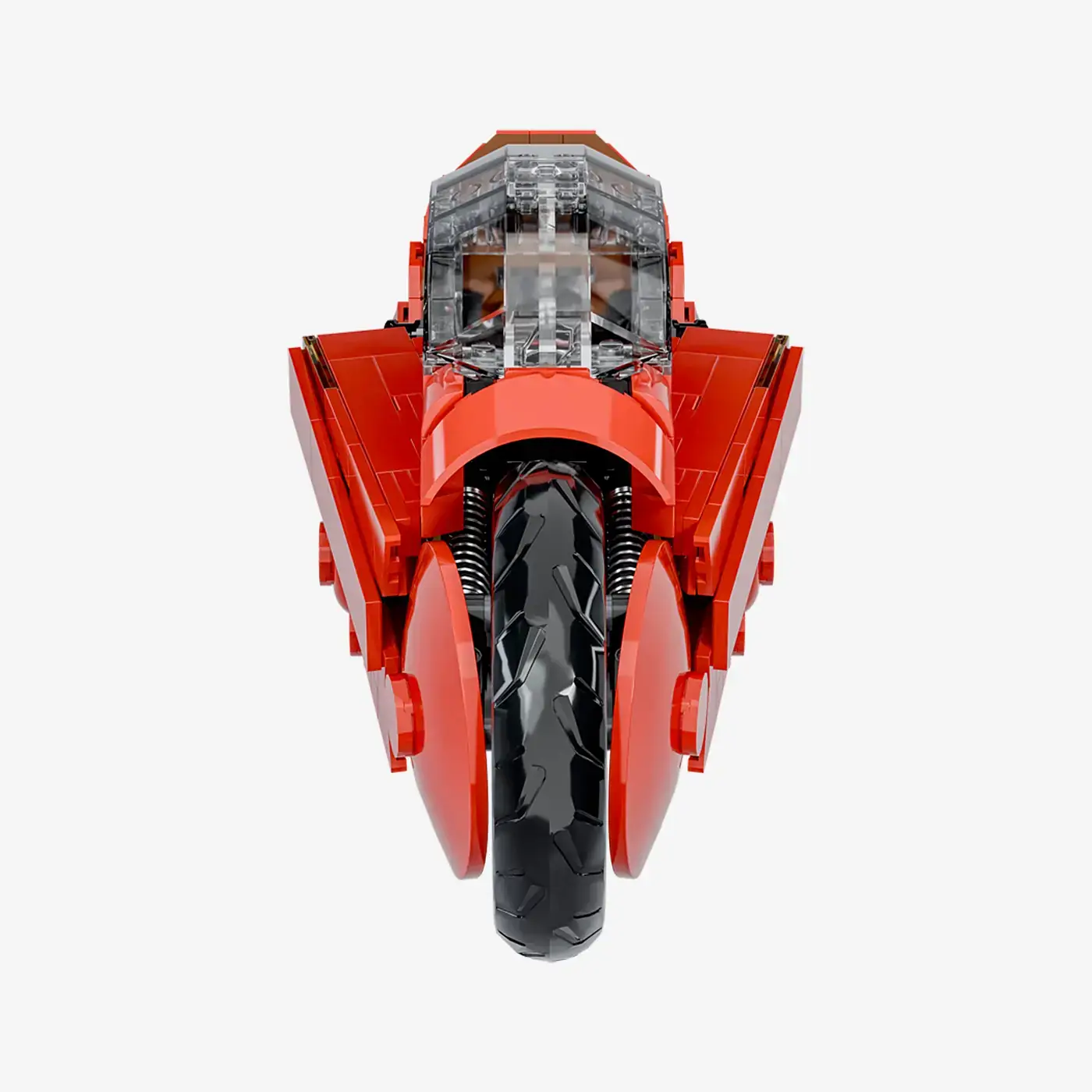 BlueBrixx Futuristic Red Motorbike • Set 107192 • SetDB