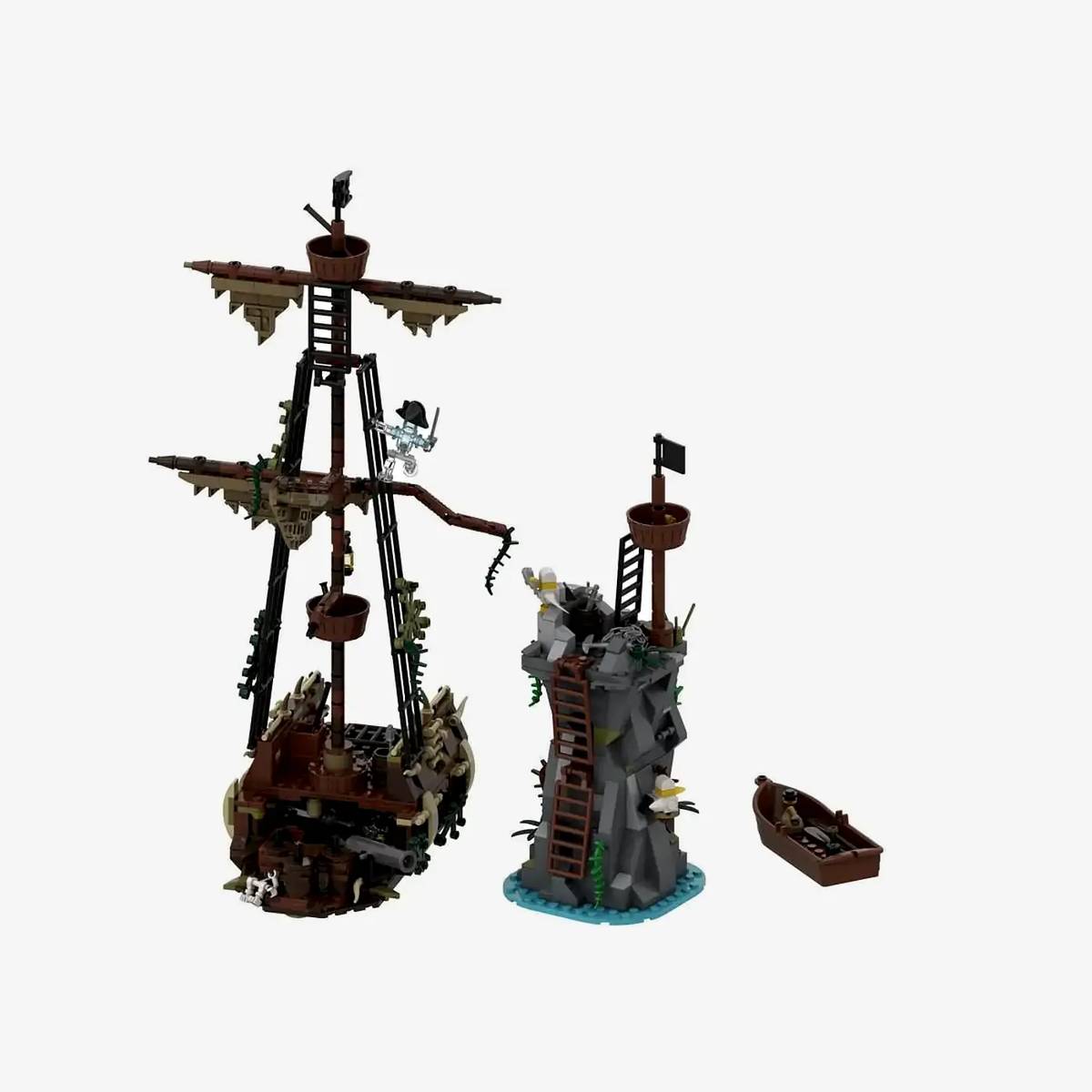 Île des Pirates - Avant-poste de récif - Extension (BB-107230) — Prix et comparaison | Brick Broker
