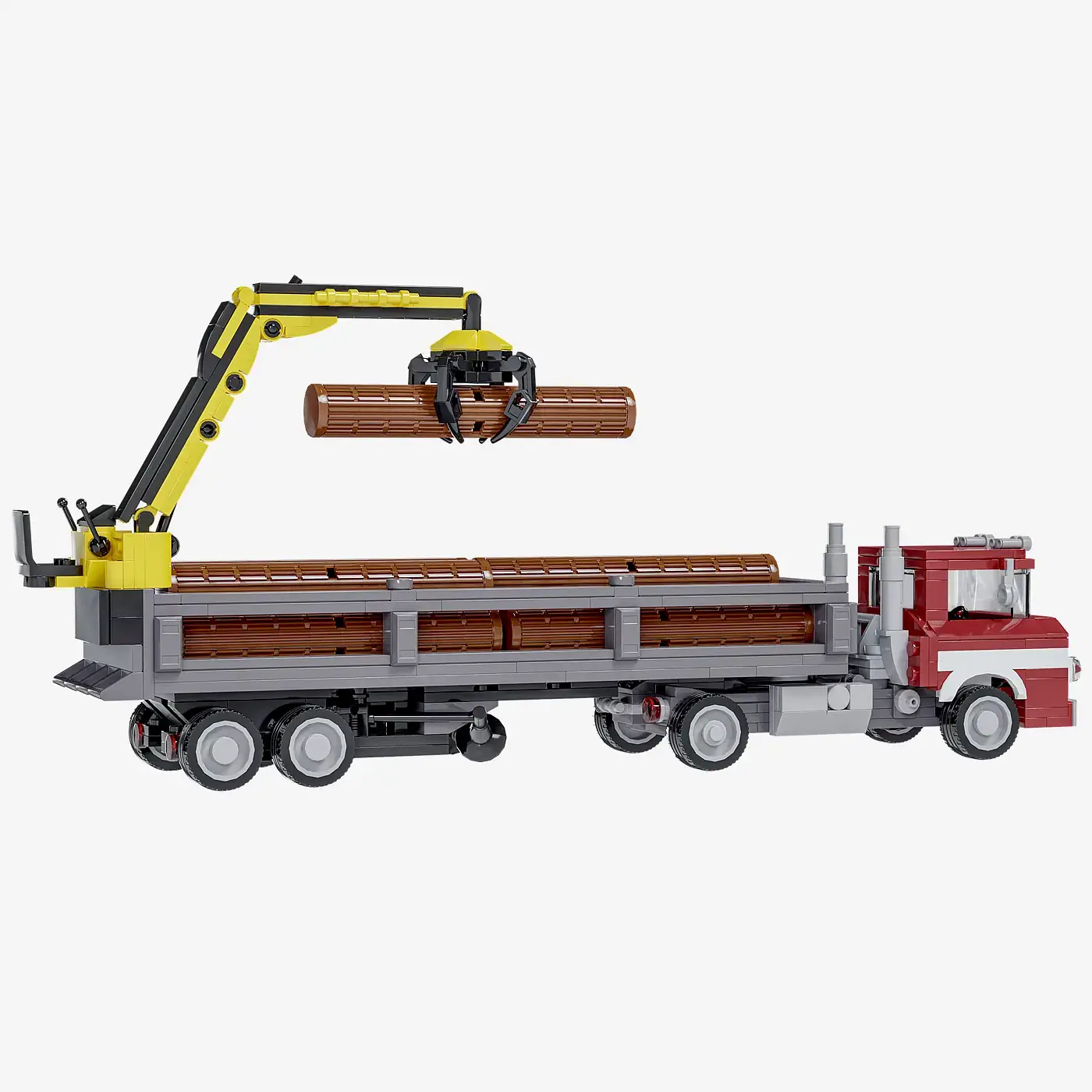 BlueBrixx Truck with forestry trailer • Set 107271 • SetDB