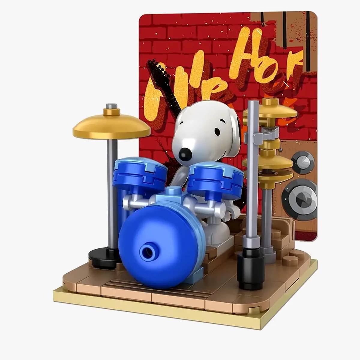 Snoopy jouant de la batterie (BB-107361) — Prix et comparaison | Brick Broker