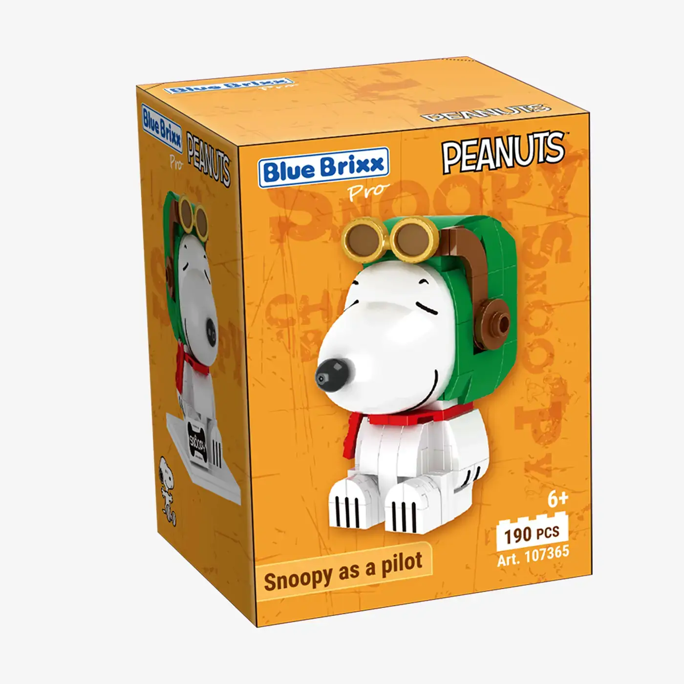 BlueBrixx Peanuts Snoopy as a pilot • Set 107365 • SetDB