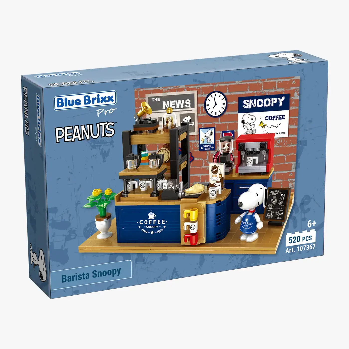 BlueBrixx Barista Snoopy • Set 107367 • SetDB
